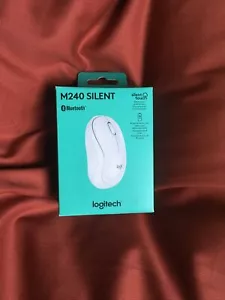 Logitech M240 Silent Bluetooth Mouse - Off White 4000 DPI Optical Sensor - Picture 1 of 1