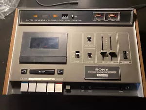 Vintage Sony Tapecorder TC-165 Stereo Kassettendeck Player Recorder WIE BESEHEN - Bild 1 von 4