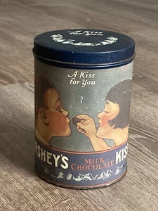 Vintage Hershey‘s Chocolate Blechdose 1980 aus USA „A Kiss For You“ - Bild 1 von 7
