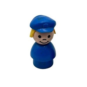 Vintage Fisher-Price Little People Airport Stewardess / Pilot figure - Picture 1 of 1