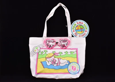 Bolso de Playa con Gafas de Sol EJ Gitano Niños Vintage Años 80 90 Nuevo Antiguo Stock Foto 1 de 4