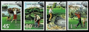 NEW ZEALAND - 1995 GOLF - Sc#1255/58 - CTO - E 2235 - Picture 1 of 1