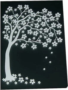 Plastic Embossing Folder (4-1/8Inchx5-13/16Inch|Flowers Tree) Paper Crafts Plast - Picture 1 of 3