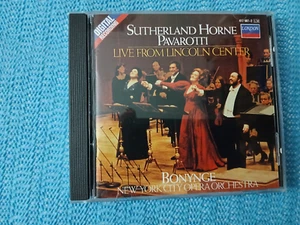 SUTHERLAND HORNE PAVAROTTI LIVE FROM LINCOLN CENTER CD "nicht neu, aber schön" - Bild 1 von 3