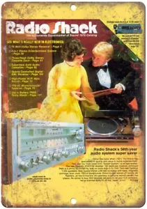 Radio Shack 1979 Electronics Catalog Cover Vintage Reproduction Metal Sign D34 - Picture 1 of 2