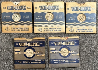 View Master Vintage Lot of 5 Hansel Gretel Pigs Snow White Goldilocks Cinderella - Image 1 of 4