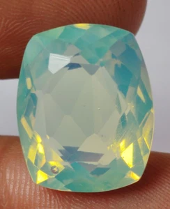 AAA+ Etiopia Wela Opale 17,40 Ct. Cuscino Taglio Pietra Preziosa Sciolta Regalo per Donna/Lei - Foto 1 di 6