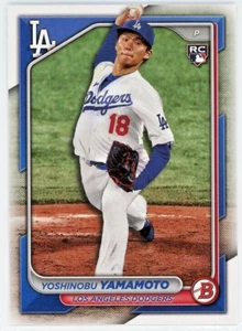 YOSHINOBU YAMAMOTO DODGERS RC 2024 BOWMAN #36 - Picture 1 of 2