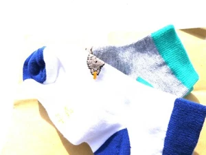 Steiff Sneaker Socks IN Double Pack, White And Grey gr.86 - Picture 1 of 1