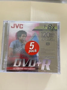 JVC VPR-47EU5 8X DVD-R y DVD+r con estuches para joyas - Imagen 1 de 3