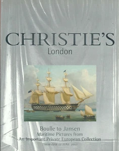 CHRISTIE’S MARITIME MARINE ART Font Pellegrin Pineda Pou Roux Vidal Catalog 2003 - Picture 1 of 1