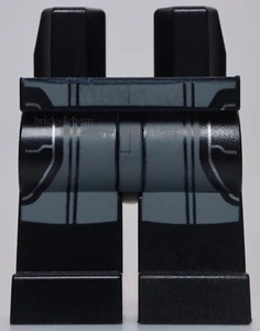 Lego Star Wars Black Hips and Legs Inquisitor Dark Bluish Gray Robe Pattern - Picture 1 of 1