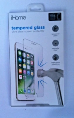 GENUINE iHome Apple iPhone Tempered Glass Screen Protector For iPhone 8 7 6 & 6S - Image 1 of 2