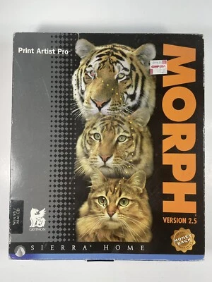 Morph (Ver. 2.5)Print Artist Pro by Sierra Home (1998,PC)Image Editing - Image 1 of 4