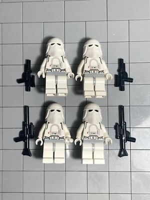 LEGO Star Wars Snow Trooper Minifigures Imperial Lot Of 4  E1 3 - Image 1 of 2