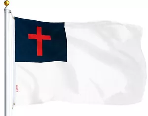 Christian Religious Flag Polyester 3x5 ft Cross Indoor Outdoor - Picture 1 of 6