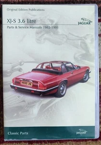 XJ-S 3.6 Litre - 1982-1991 - Original - Parts & Service Manuals CD - JHM1131 - Picture 1 of 4
