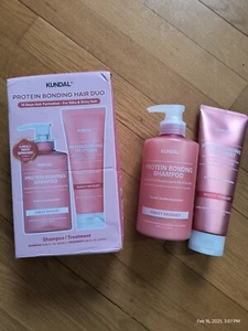 KUNDAL Shampoo Protein Bonding & Treatment Duo Violet Muguet 16.9OZ & 8.45 Oz - Picture 1 of 12