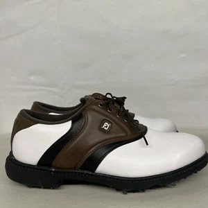 FootJoy FJ Originals Herren Saddle Golfschuhe Leder 45330 Braun 7,5 Medium Neu - Bild 1 von 7