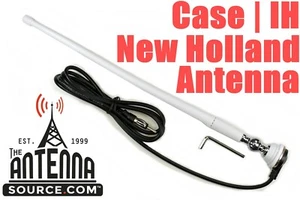 Kit de antena BLANCO Rubber Ducky 15" - Se adapta a: Estuche | IH | Tractores New Holland - Imagen 1 de 3