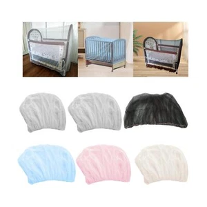 Crib Net Elastic Universal Babys Safety Tent for Cot Beds Travel Holidays - Picture 1 of 35