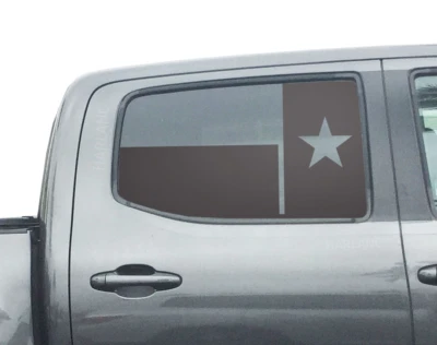 State of Texas Flag Decals for Toyota Tacoma 2016-2023 Double Cab TRD Pro TP6 - Image 1 of 4