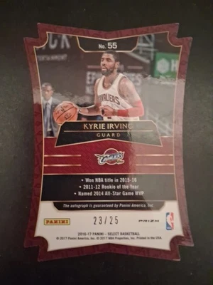 🎊2016-17 Panini Select /25 Auto Kyrie Irvin 55🎊 - Image 1 of 4