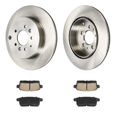 Rear Coated Rotors & Ceramic Brake Pads Kit for 2007-2015 Mazda CX-9 SUV Truck - Image 1 of 4