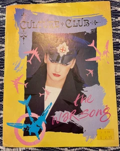 CULTURE CLUB - The War Song 1984 Original Australian Sheet Music : BOY GEORGE - Picture 1 of 3