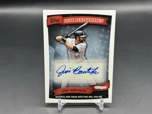 2010 Topps Peak Performance Autographs #JB Jose Bautista AUTO BLUE JAYS - Picture 1 of 2