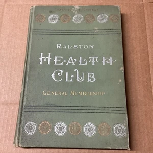 Antique 1895 General Membership in the RALSTON HEALTH CLUB PARLOR EDITION - Imagen 1 de 9