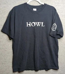 Vintage BLACK REBEL MOTORCYCLE CLUB HOWL 2005 Black T Shirt Promo Sz L Ginsberg  - Picture 1 of 22