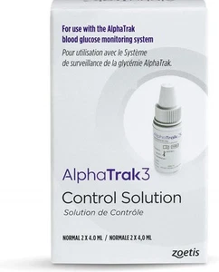 Alphatrak 3 Control Solution for AT3 Blood Glucose Meter 2 Count 4Ml Bottles - Picture 1 of 8