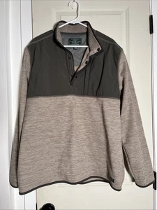 G.H. Bass & Co. Men’s Pullover Fleece Cream Sz XL/TG/XG Outdoors - Picture 1 of 15