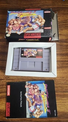SNES Street Fighter 2 Turbo 100% CIB Super Nintendo Capcom Fighting Game - Image 1 of 4