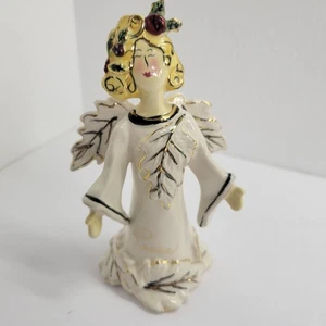 Blue Sky Clayworks 6" Angel Bell Ornament Heather Goldminc Peace 2003 - Picture 1 of 9