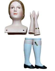 Difícil de encontrar Vintage Mary Todd Lincoln Muñeca Cerámica Kit Completo con Instrucciones Trippies - Imagen 1 de 7
