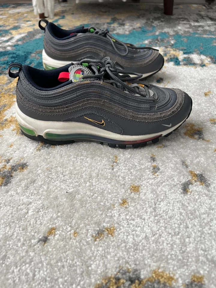 Nike Air Max 97 EOI GS Running Shoes DD2002-001 Size Youth 7Y / Women's 8.5 - Image 1 of 4