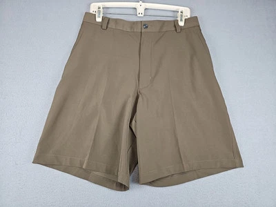 Nike Golf Men's 32 Fit Dry Shorts Brown Golf Fishing Swoosh Stretch - Image 1 of 4