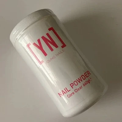 Young Nails Acrylic Core Powder - Pó acrílico autonivelante para unhas, nude claro  - Imagem 1 de 4