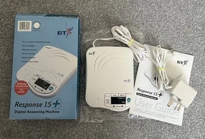 BT Response 15+ Digital Answering Machine 872151 Alpine White Boxed - Photo 1/7