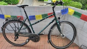 Böttcher Safari Damen 28 '' Anglaise CroMo 56 Rahmenhöhe Dunkelgrün Trekkingrad - Bild 1 von 17