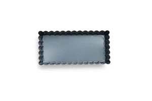 Non-Stick Tart Pan, 4.5 x 2.25 x 0.75 inches, Metallic - Picture 1 of 6