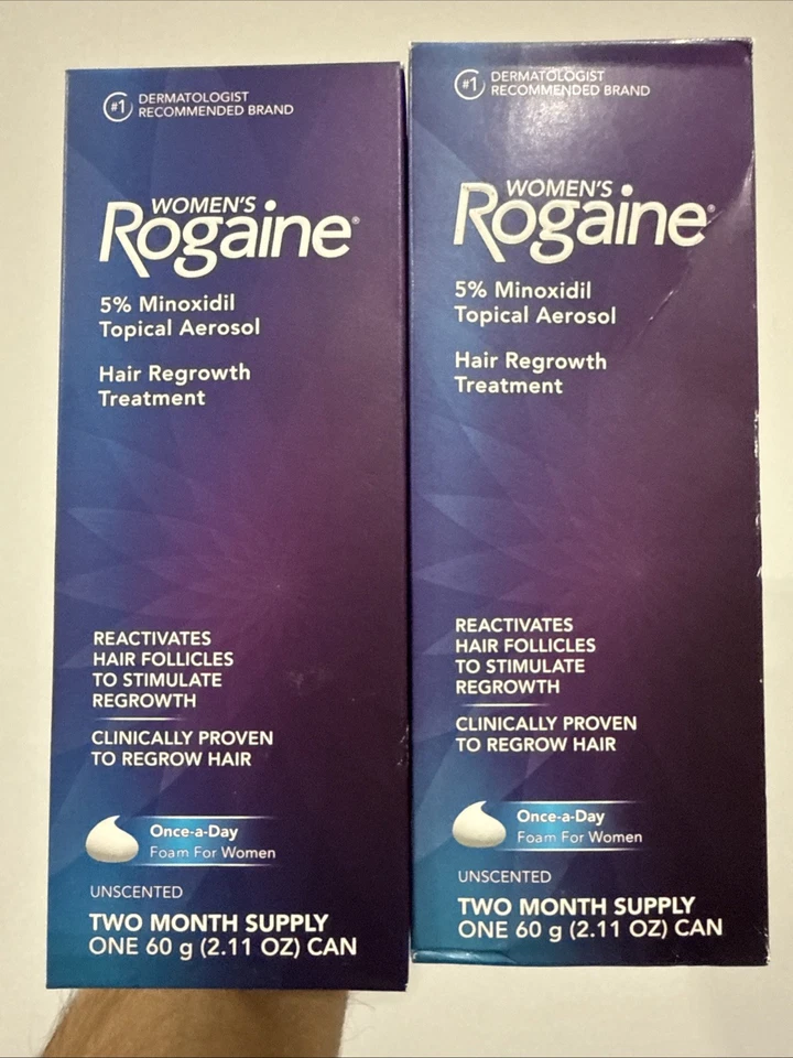 Women's Rogaine 5% Foam Hair Regrowth 4 Month exp 04/2026+ - Image 1 of 1