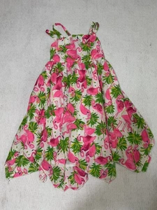 Tommy Bahama Flamingo Sommerkleid Feensaum Gr. 8 Mädchen bunt Sommer - Bild 1 von 7