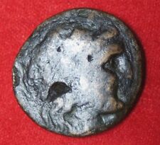 SYRIA ANTIOCHUS III - AE 15 - 223-187 BC - Bust Right / Tripod - Nice 