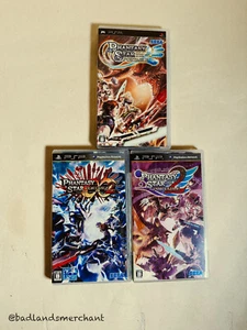 Phantasy Star Portable 1 2 Infinity PSP Japan Import Lot 3 - Picture 1 of 2