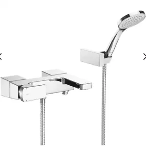 Roca L90 mixer tap and shower head and hose with wall attachment - Picture 1 of 5