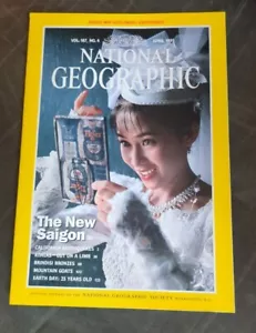 National Geographic APRIL 1995 - Earthquakes - Saigon - California - No Map - Picture 1 of 2