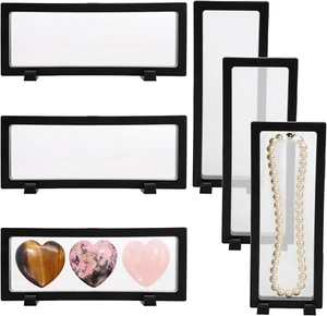 3D Floating Display Case, Coins Stand Holder, for Jewelry, Money Frame Box - Picture 1 of 12